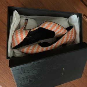 Dries Van Noten Orange Pumps
